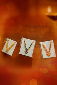 Premium Beaded Necklace (Haar) for Laddu Gopal - Pack of 3
