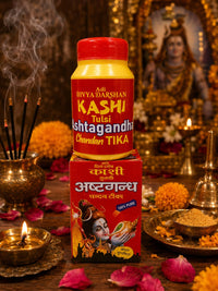 Adi Divya Darshan Kashi Tulsi Ashtagandha Chandan Tika 125 Grm