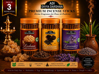 ADI DIVYA DARSHAN Premium Dhoop Sticks Combo Pack of 3 | Loban , Kastui & Lavender | Long Lasting Divine Fragrance