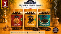 ADI DIVYA DARSHAN Premium Dhoop Cones Combo Pack – Loban , Kasturi & Guggal Fragrance | Long Lasting Aroma | Natural Incense Cones for Pooja, Meditation & Home