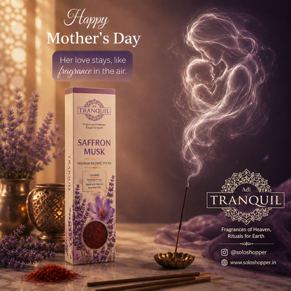 ADI TRANQUIL SAFFRON MUSK INSENCE STICKS